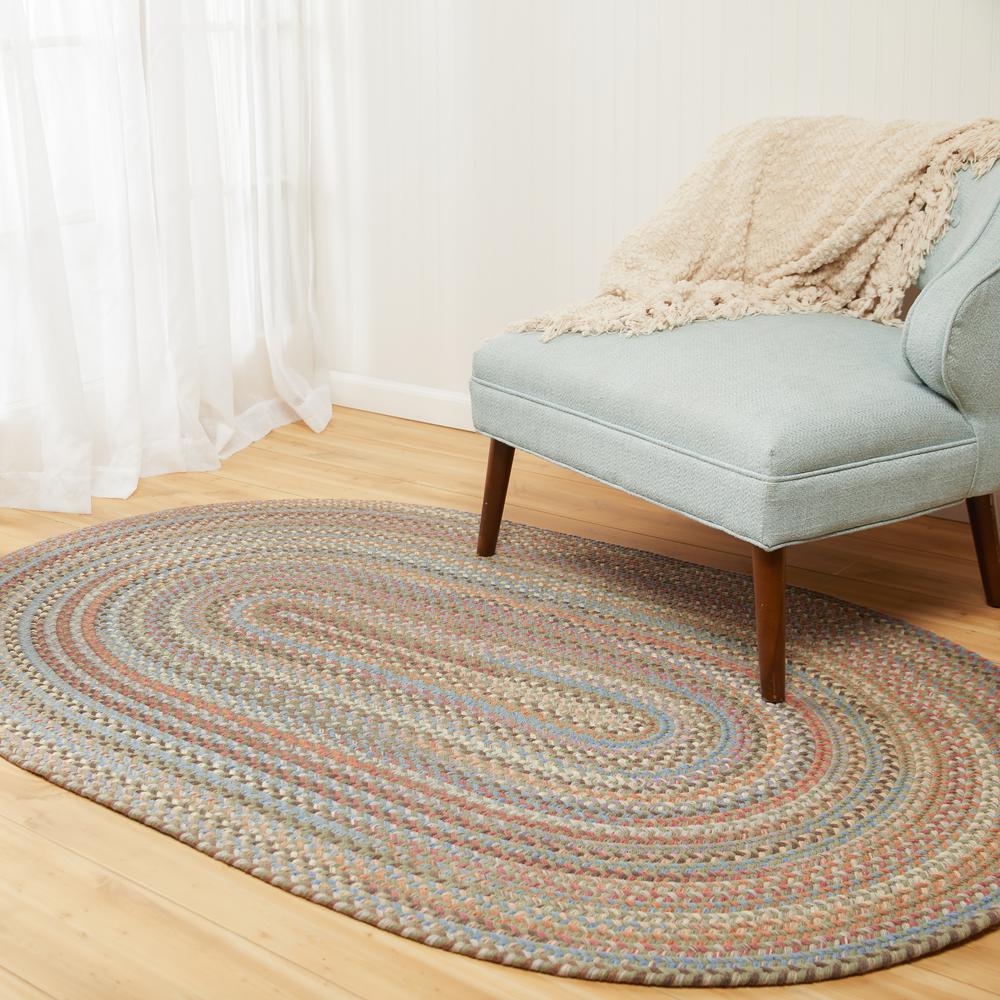 Bar Harbor Seaweed Multi 6' Round. Picture 4