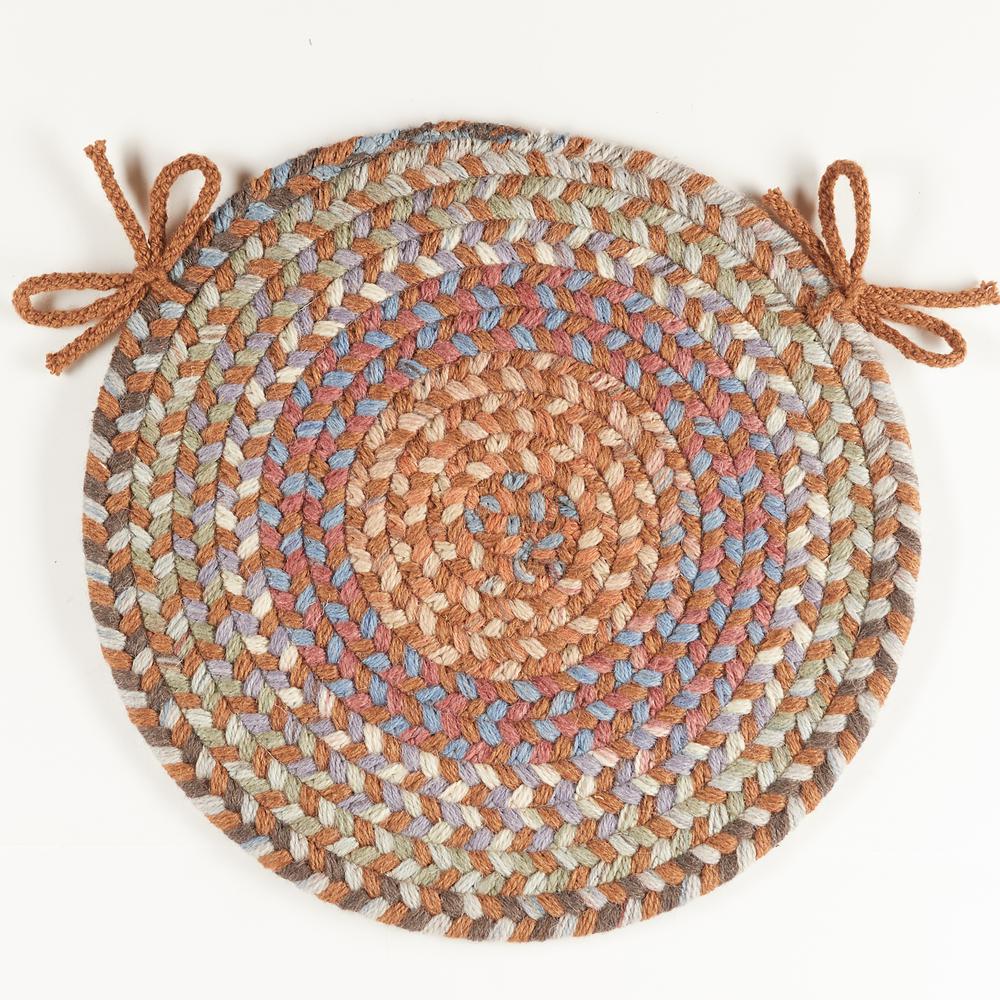 Bar Harbor Bombay Multi 15" Chair Pad. Picture 1