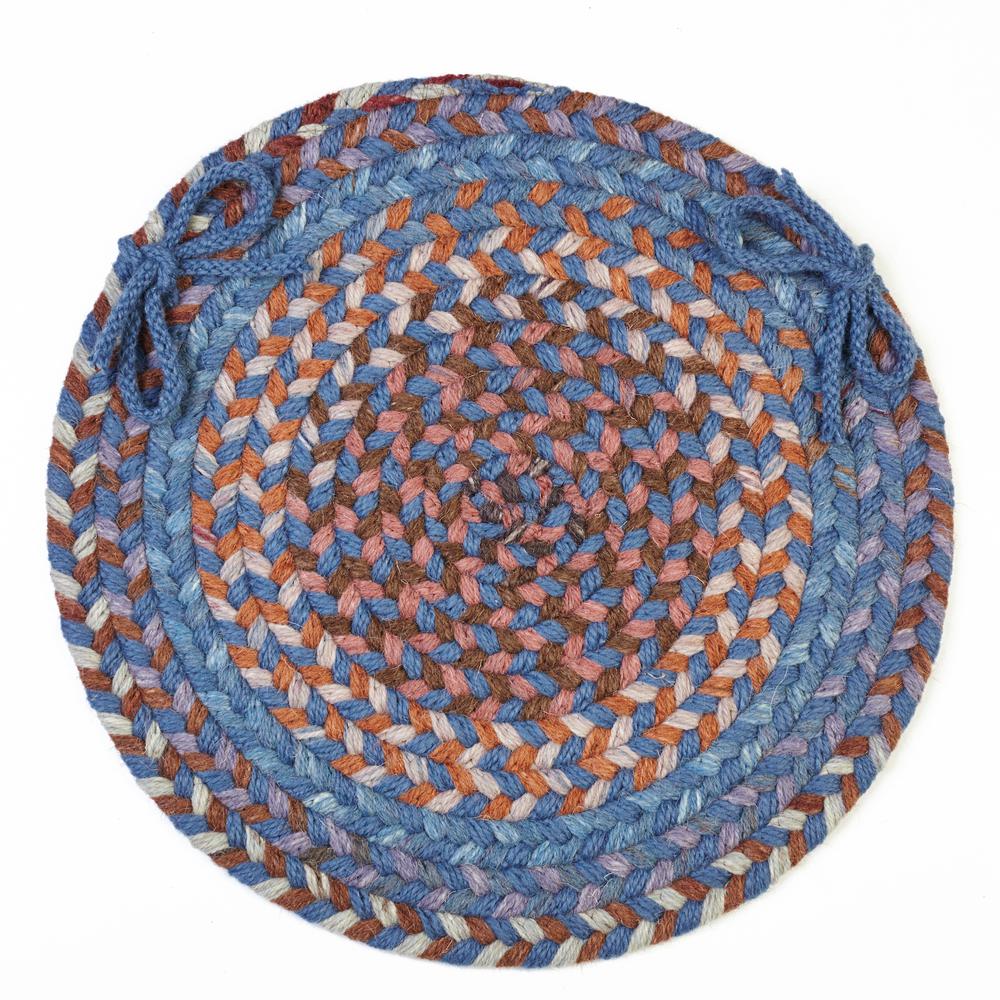 Astoria Blue Dragon 15" Chair Pad. Picture 1