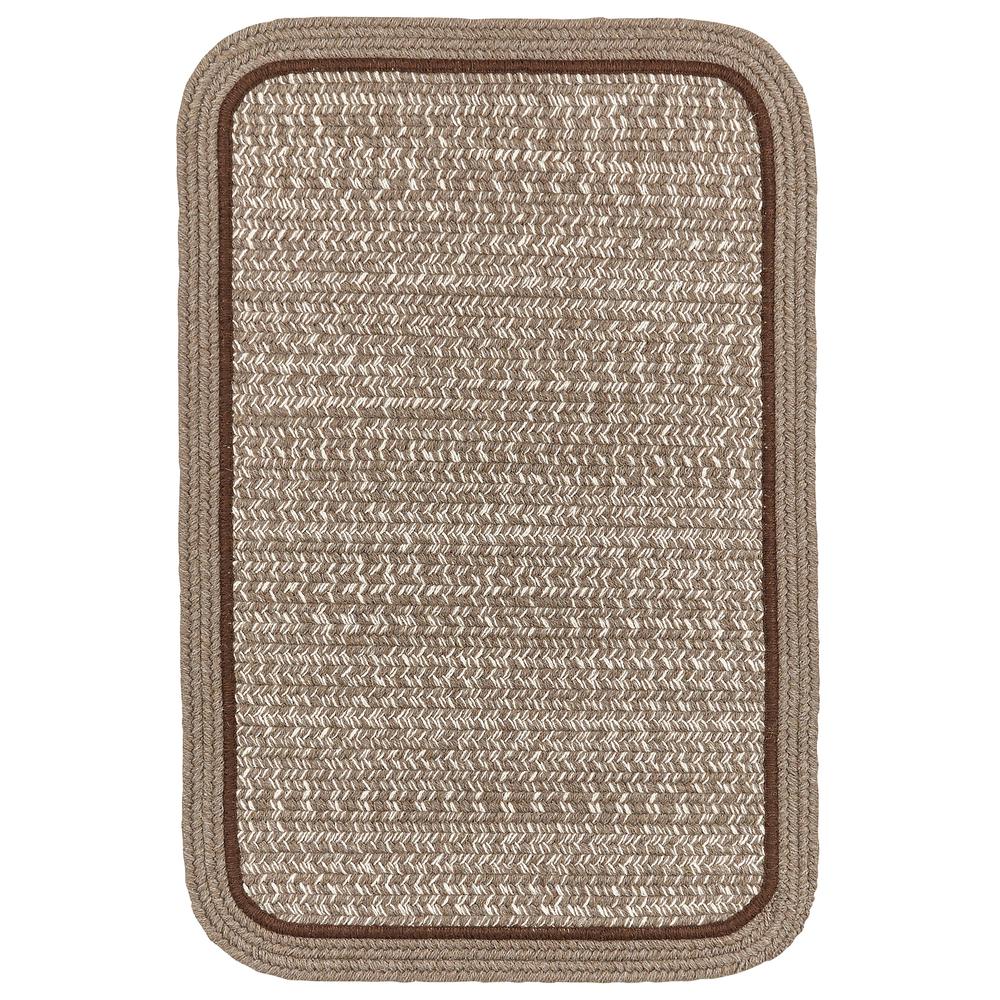 Casual Comfort Mocha Banded 10X13 Rect.. Picture 1