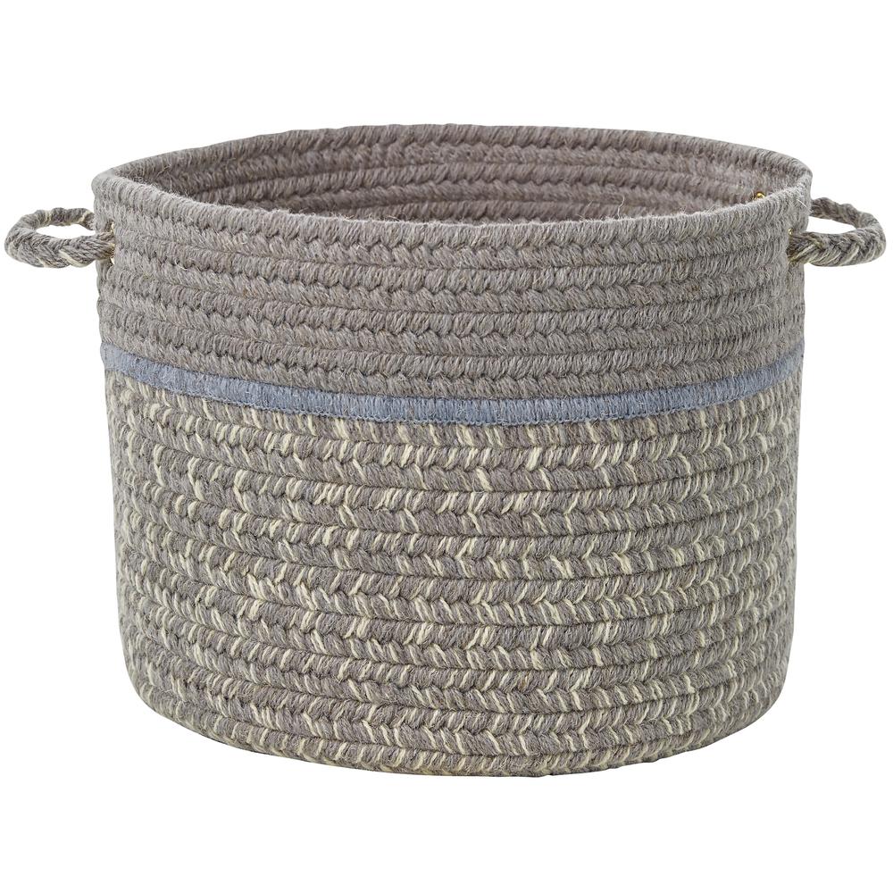Casual Comfort Silvermist Banded 10" x 8" Basket. Picture 1