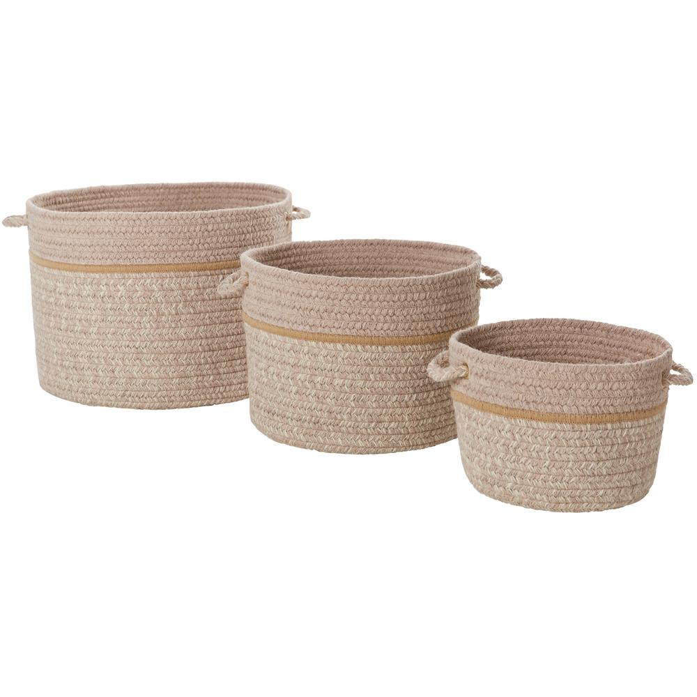 Casual Comfort Sesame Banded 18" x 12" Basket. Picture 2