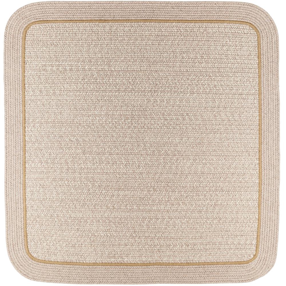 Casual Comfort Sesame Banded 8' Square. Picture 1