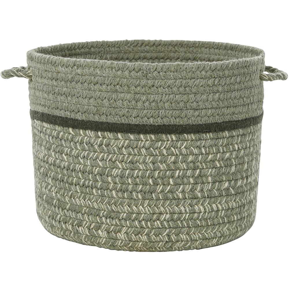 Casual Comfort Mistletoe Banded 10" x 8" Basket. Picture 1