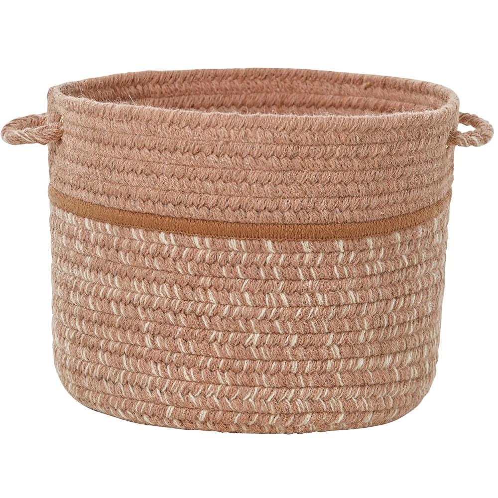 Casual Comfort Rosewood Banded 14" x 10" Basket. Picture 1
