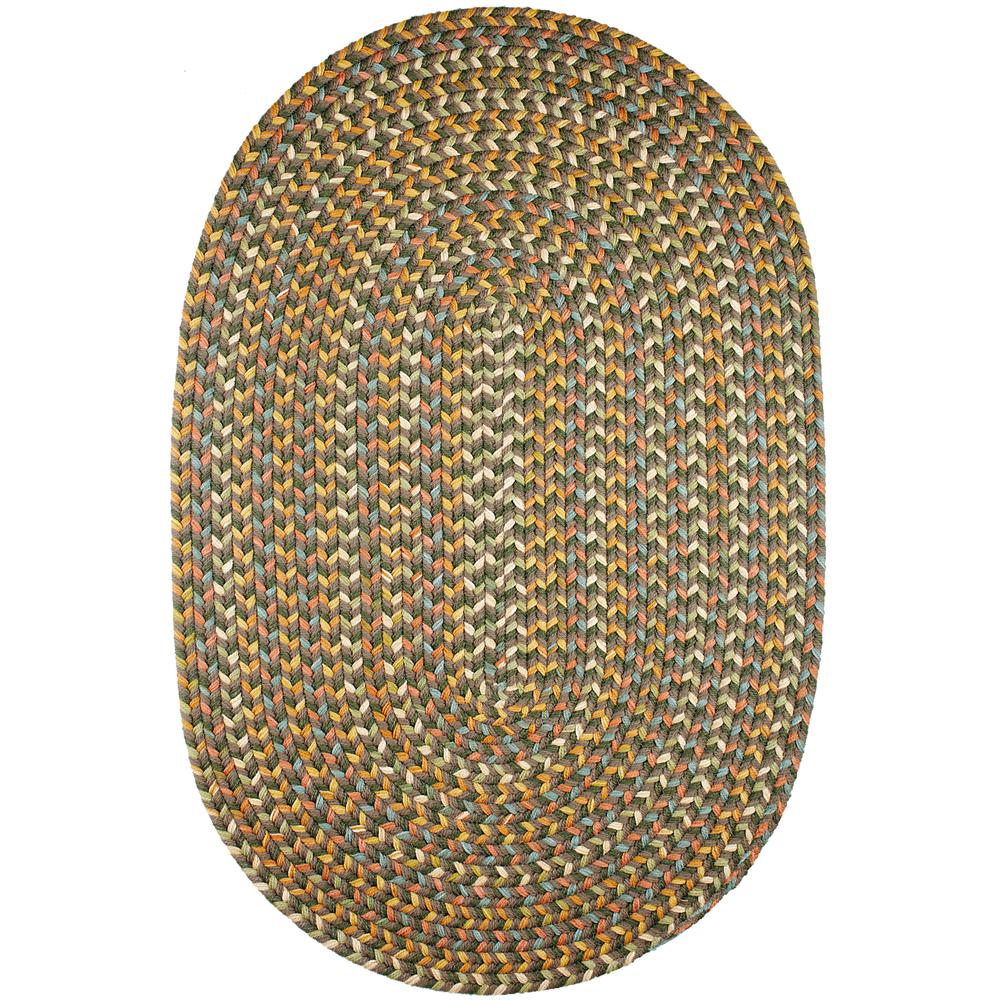 Cypress Dk. Taupe 2X3 Oval. Picture 1