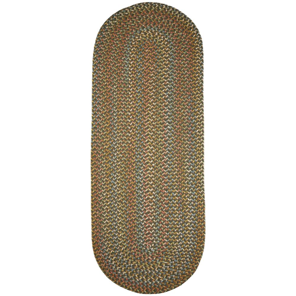 Cypress Dk. Taupe 2X8 Oval. Picture 1