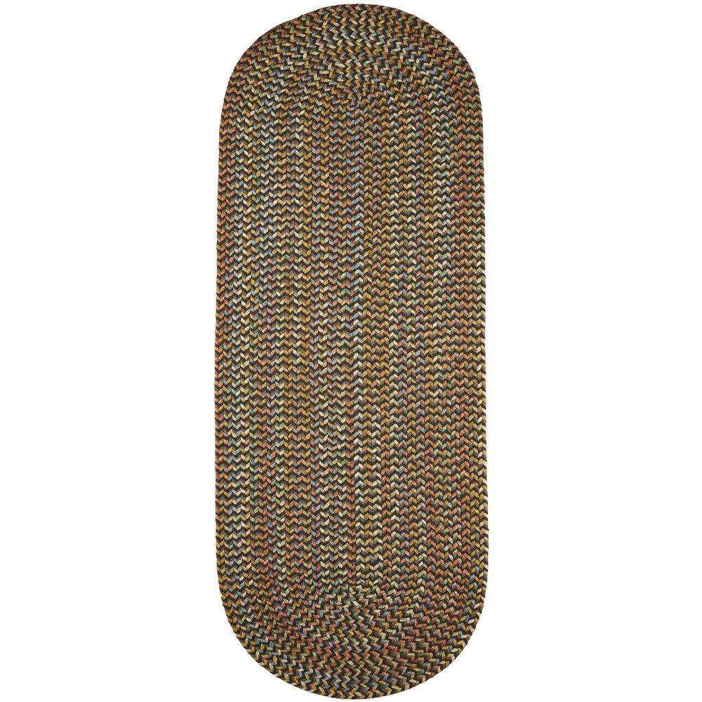 Cypress Brown Velvet 2X8 Oval. Picture 1