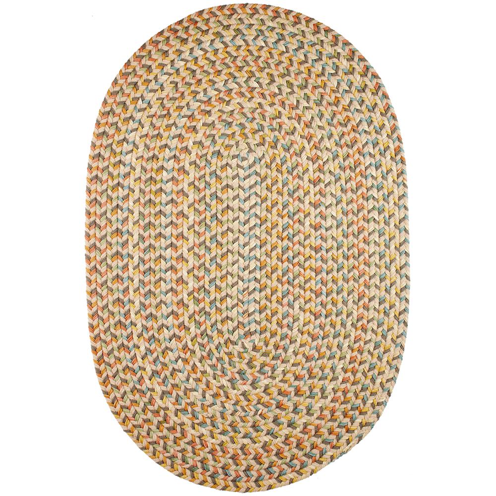 Cypress Earth Beige 10X13 Oval. Picture 1