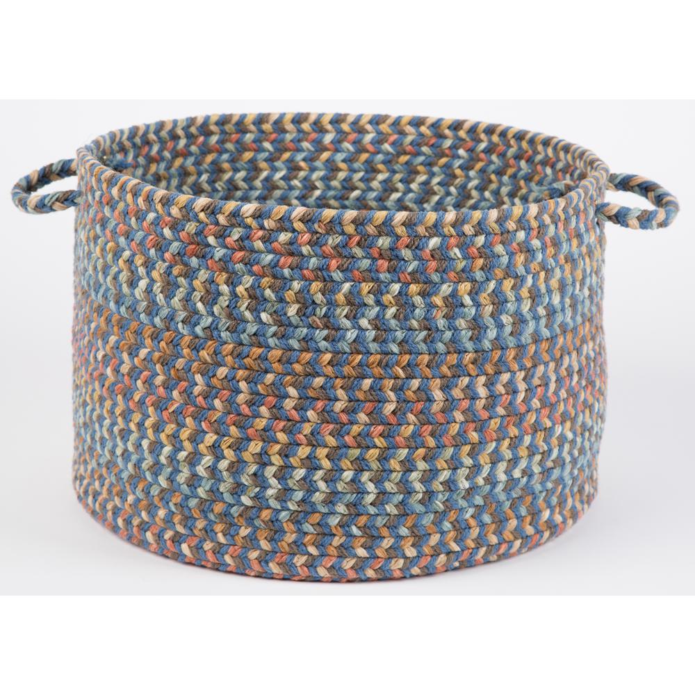 Cypress Marina Blue 18" x 12" Basket. Picture 1