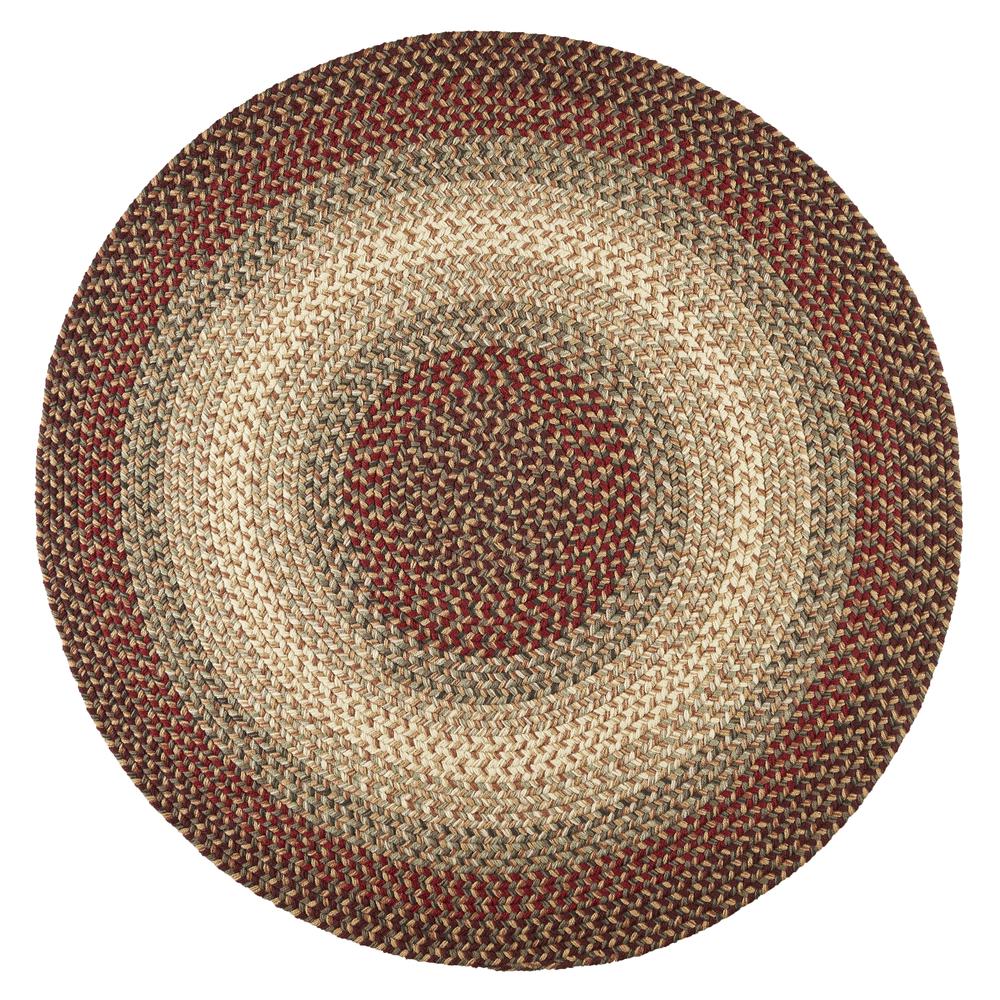 Easy Living Spanish Red 6' Round. Picture 1