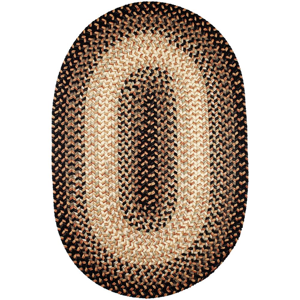 Easy Living Charcoal 8X11 Oval. Picture 1