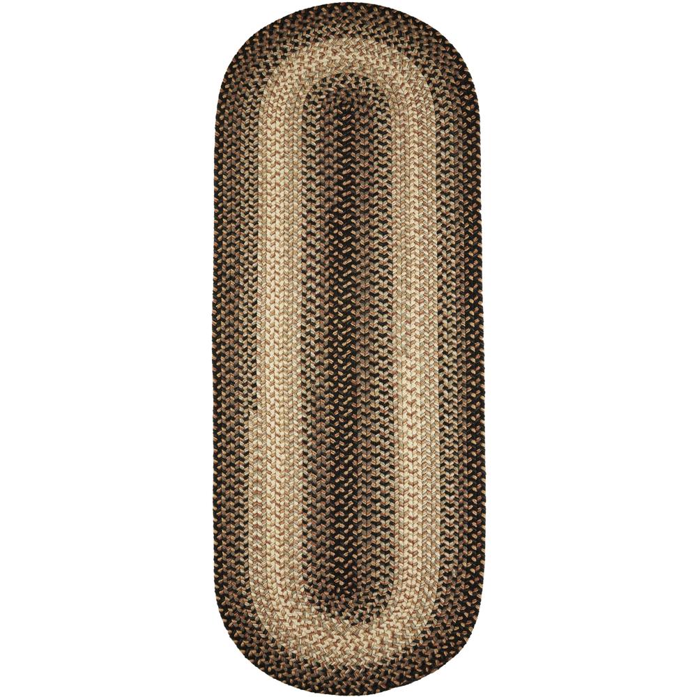 Easy Living Charcoal 2X6 Oval. Picture 1