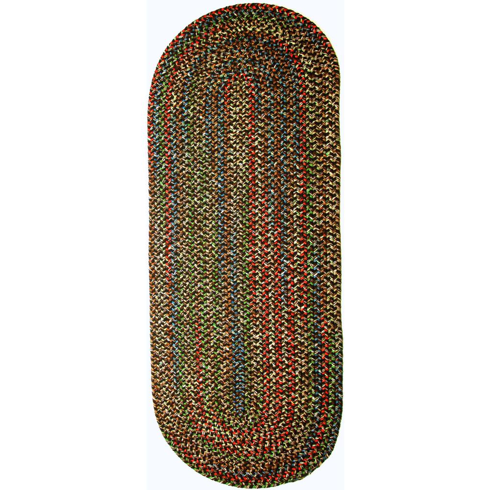 Katie Brown Multi 2X8 Oval. Picture 1
