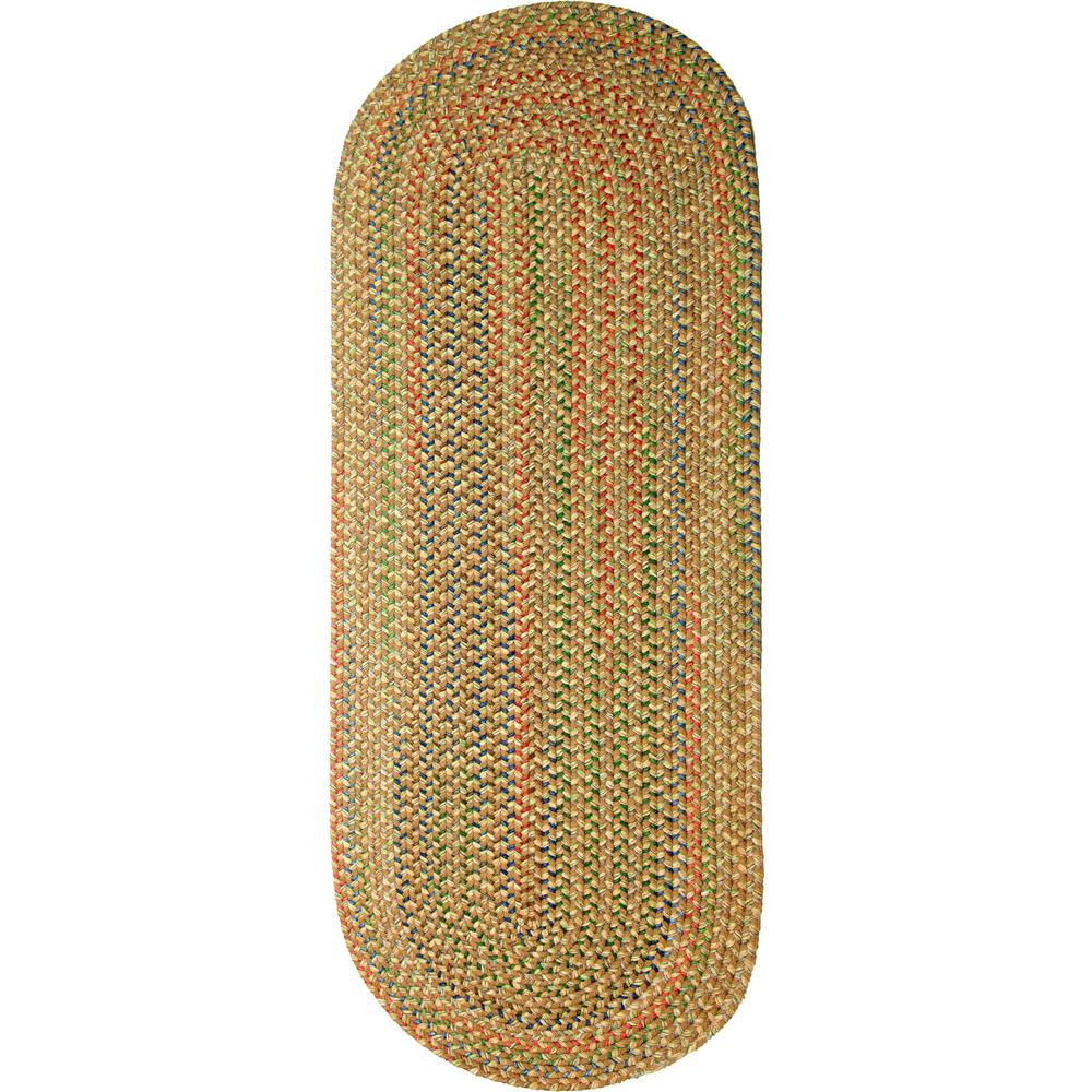 Katie Camel Multi 2X6 Oval. Picture 1