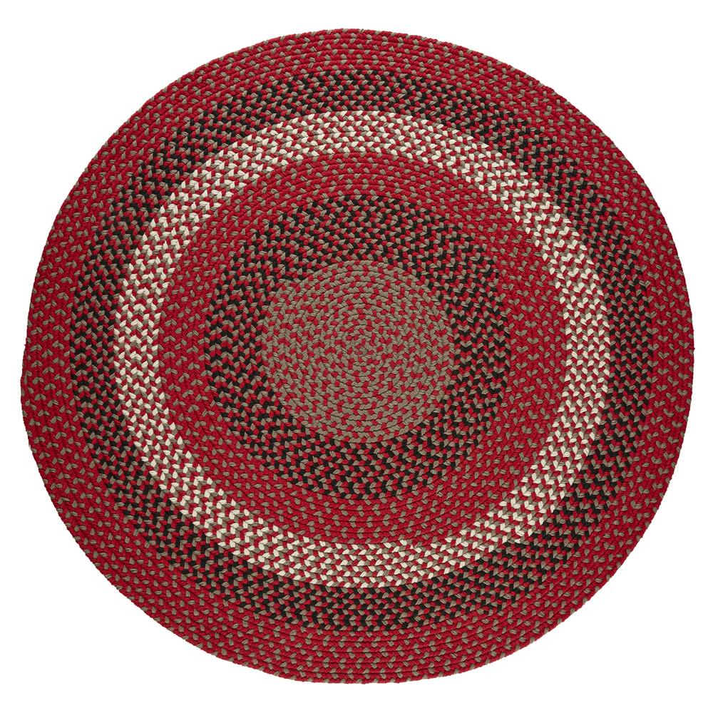 Manhattan Red Brick 4' Round. Picture 1