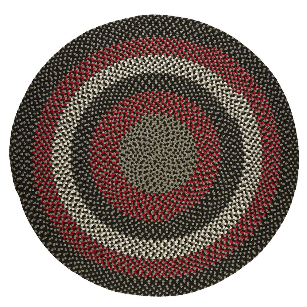 Manhattan Black Satin 4' Round. Picture 1