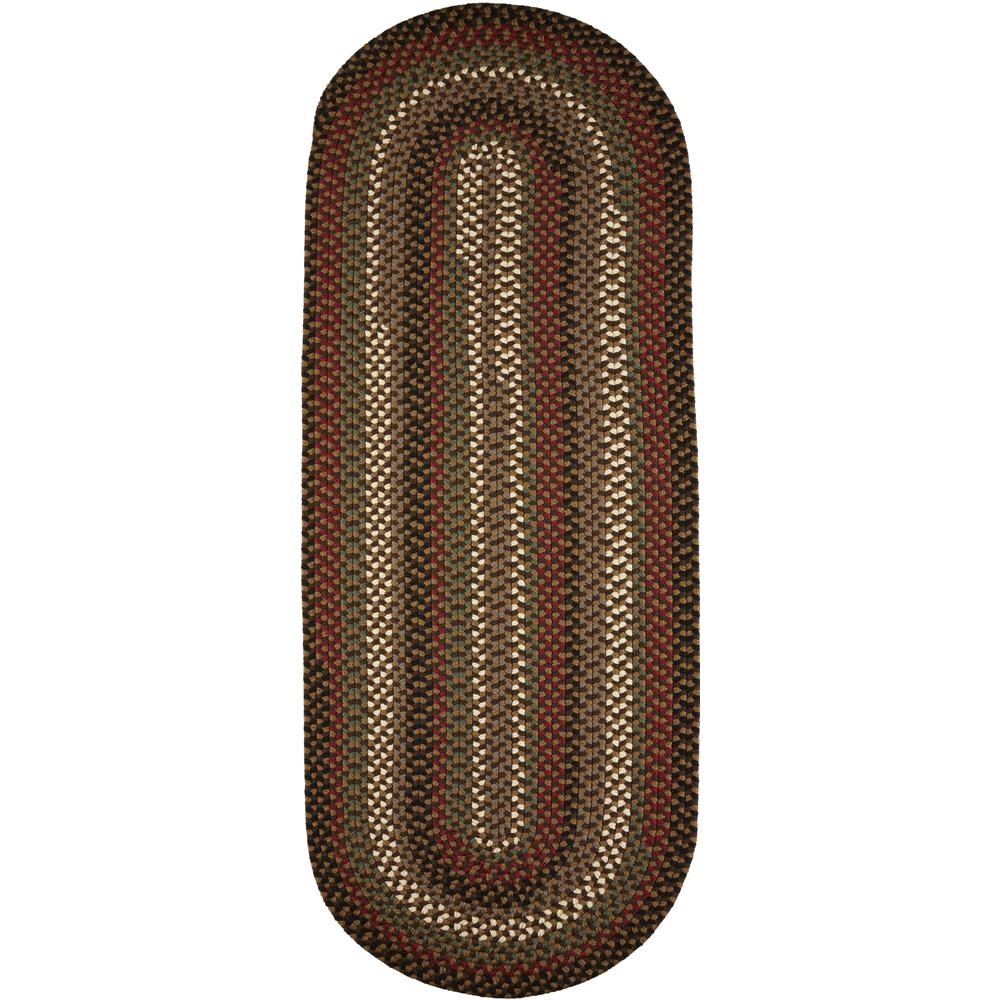Mayflower Brown Fudge 2X8 Oval. Picture 1