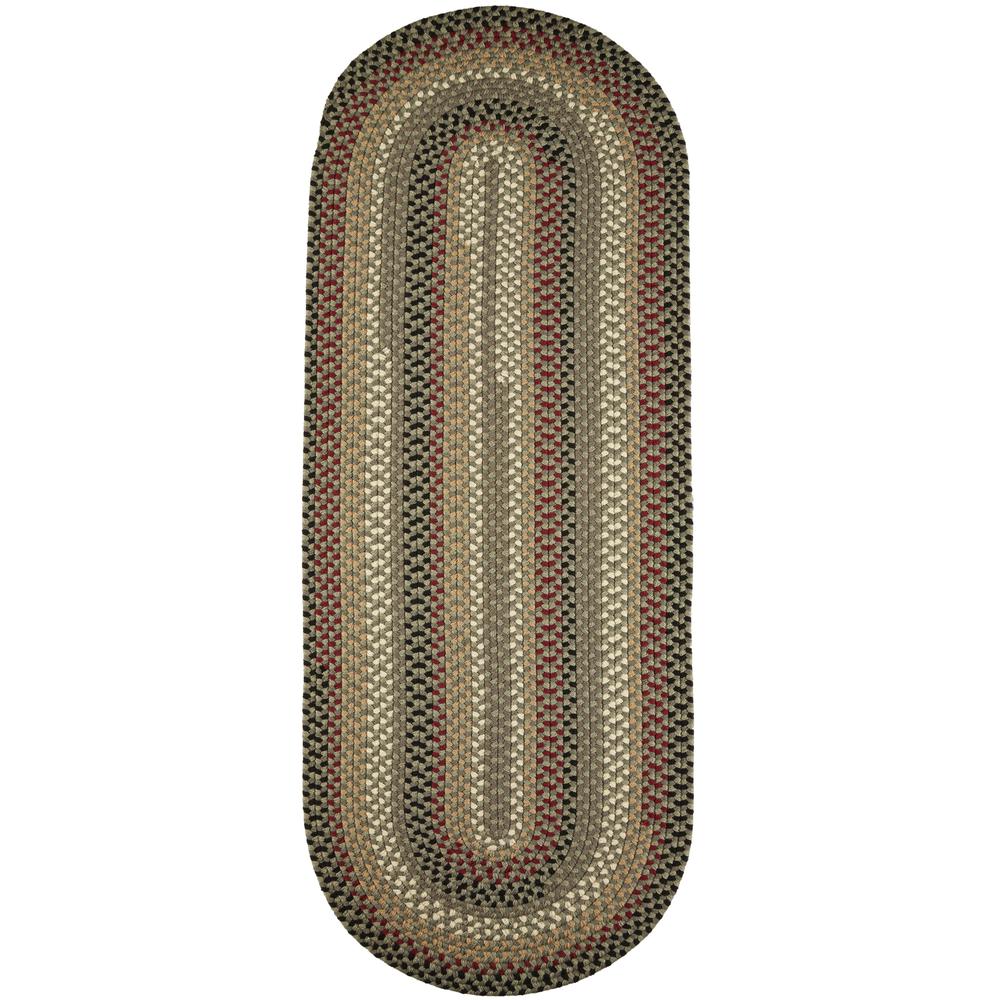 Mayflower Forest Green 2X6 Oval. Picture 1