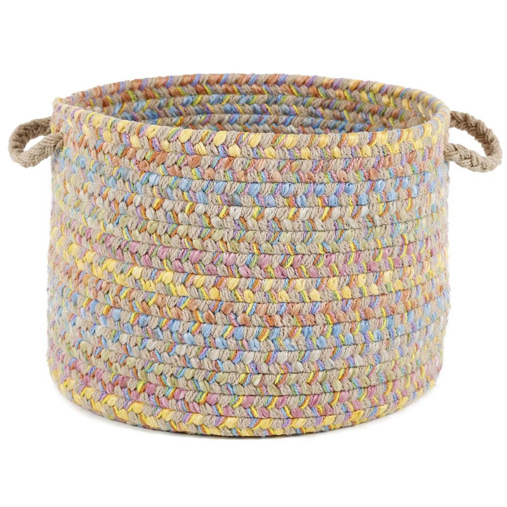 Playtime Sand Beige Multi  18" x 12" Basket. Picture 1