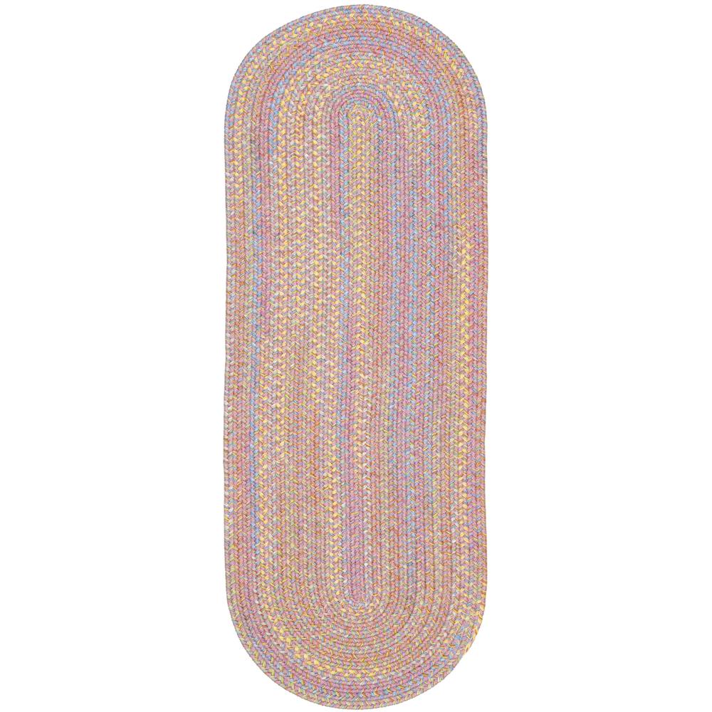 Playtime Pink Multi  2X6 Oval. Picture 1