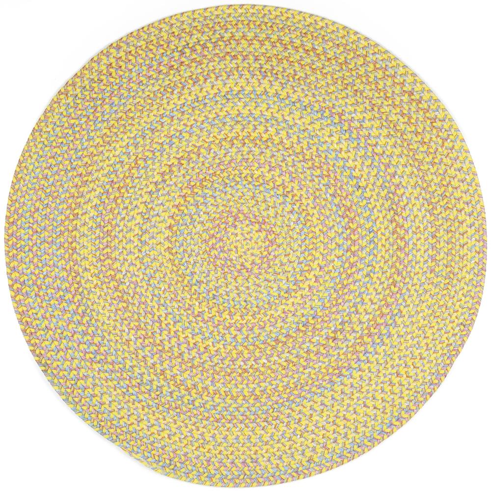 Playtime Yellow  Multi  10' Round. Picture 1