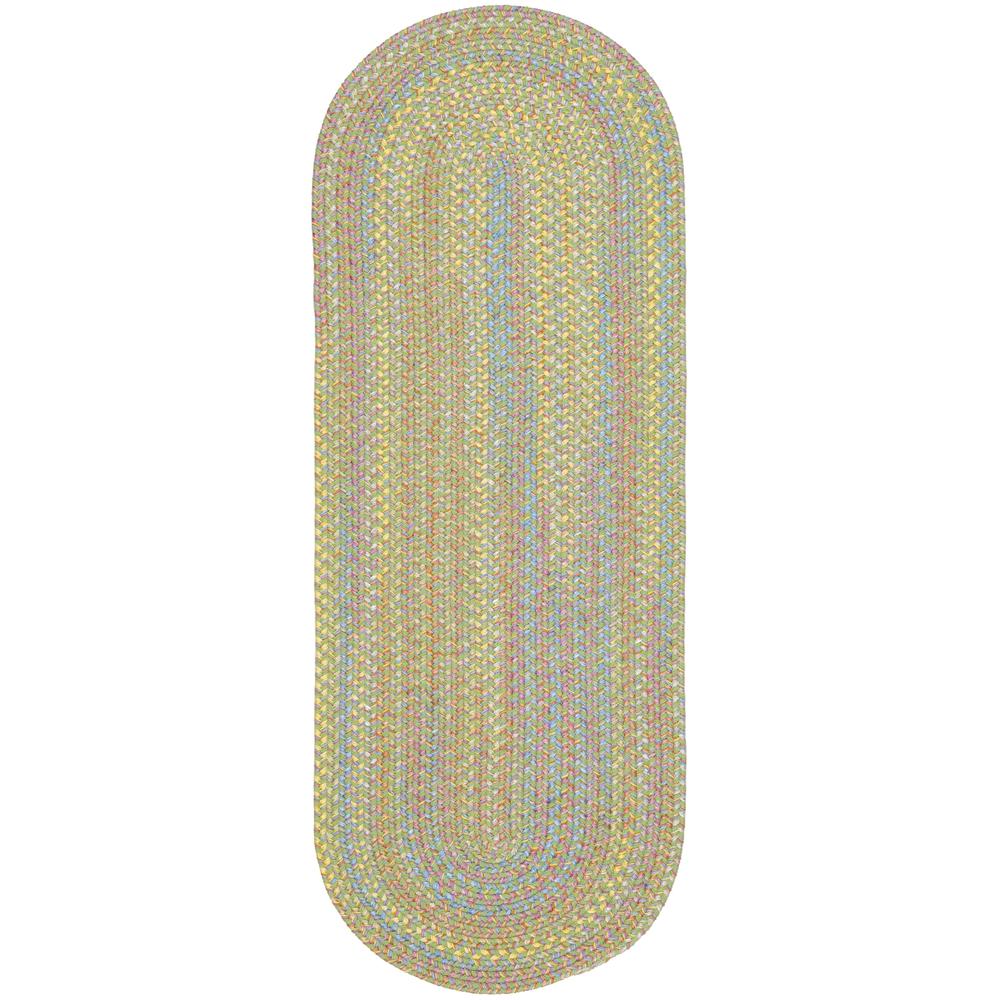 Playtime Lime Multi 2X6 Oval. Picture 1