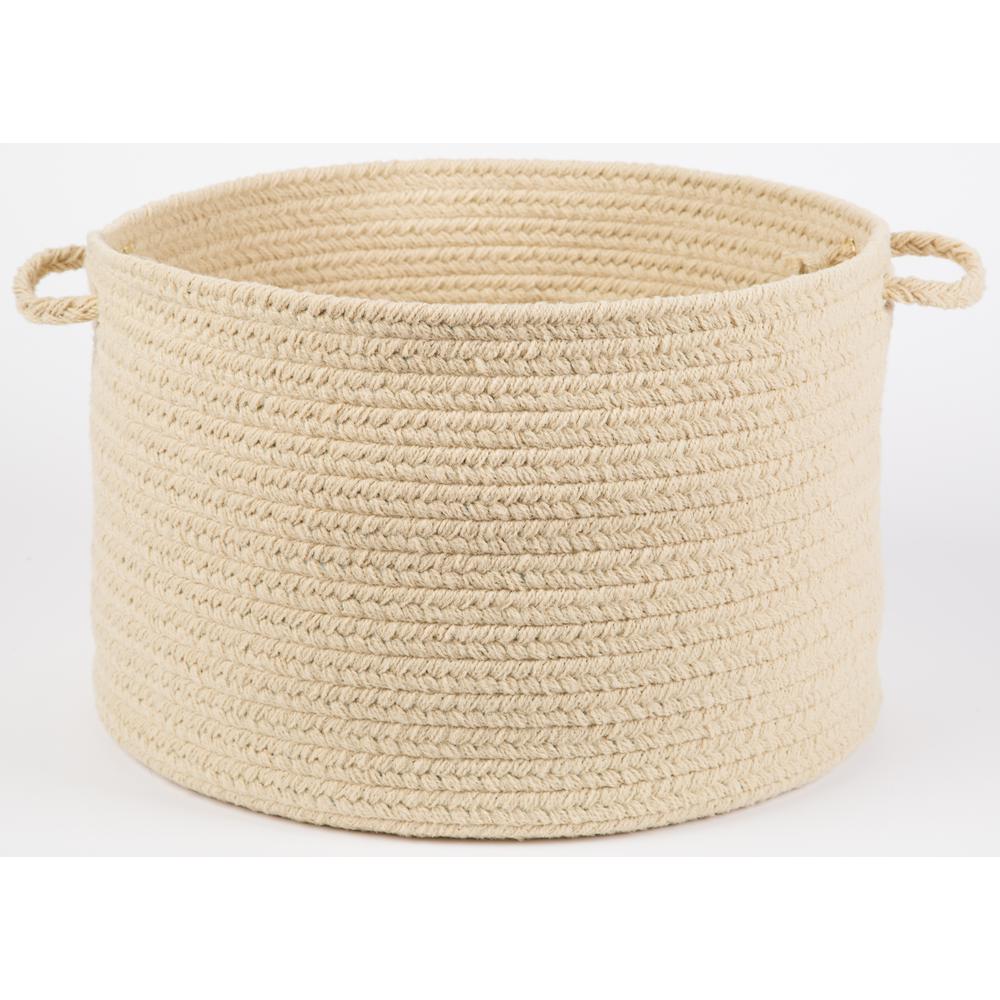 WearEver Cream Poly 18" x 12" Basket. Picture 1