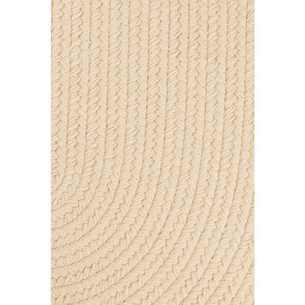 WearEver Cream Poly 2X4 Oval. Picture 2