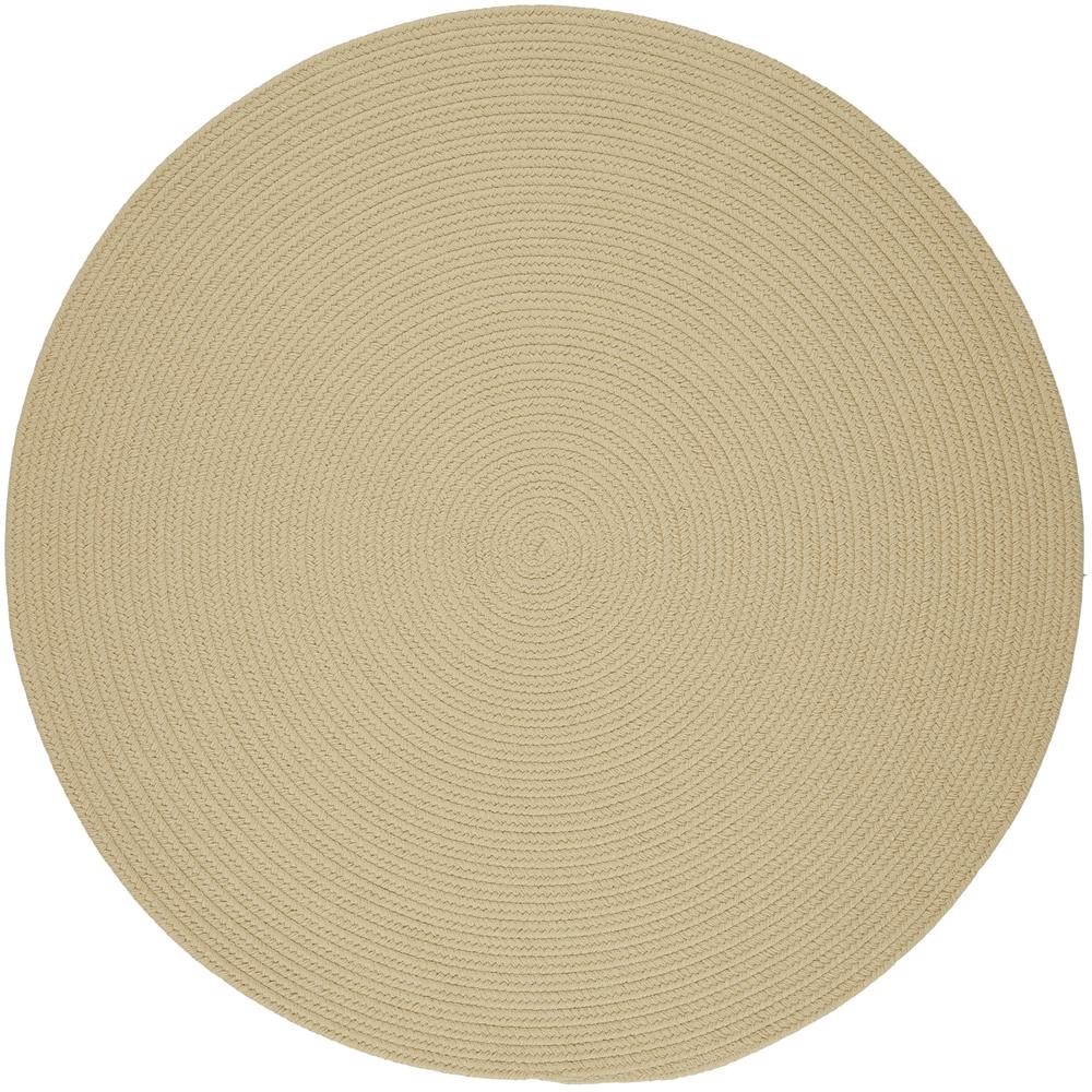 WearEver Cream Poly 4' Round. Picture 1