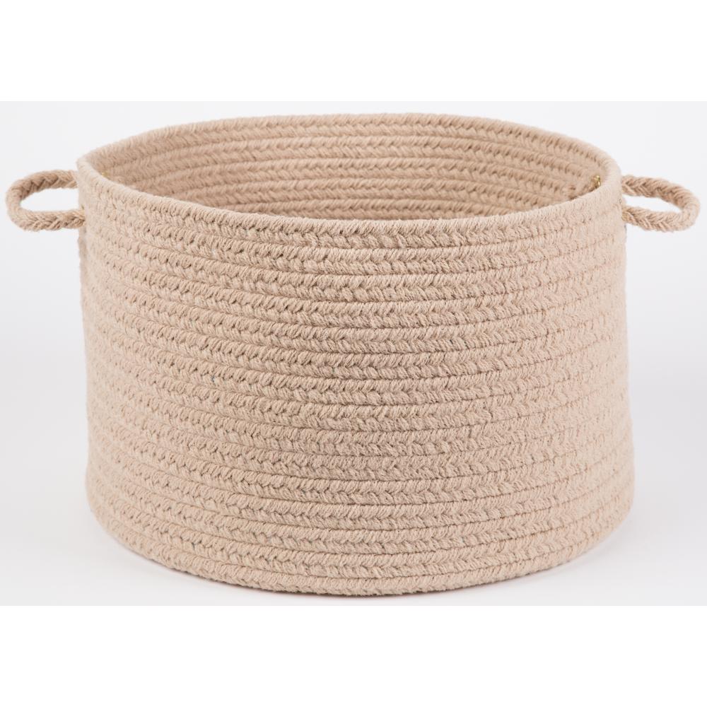 WearEver Beige Poly 18" x 12" Basket. Picture 1