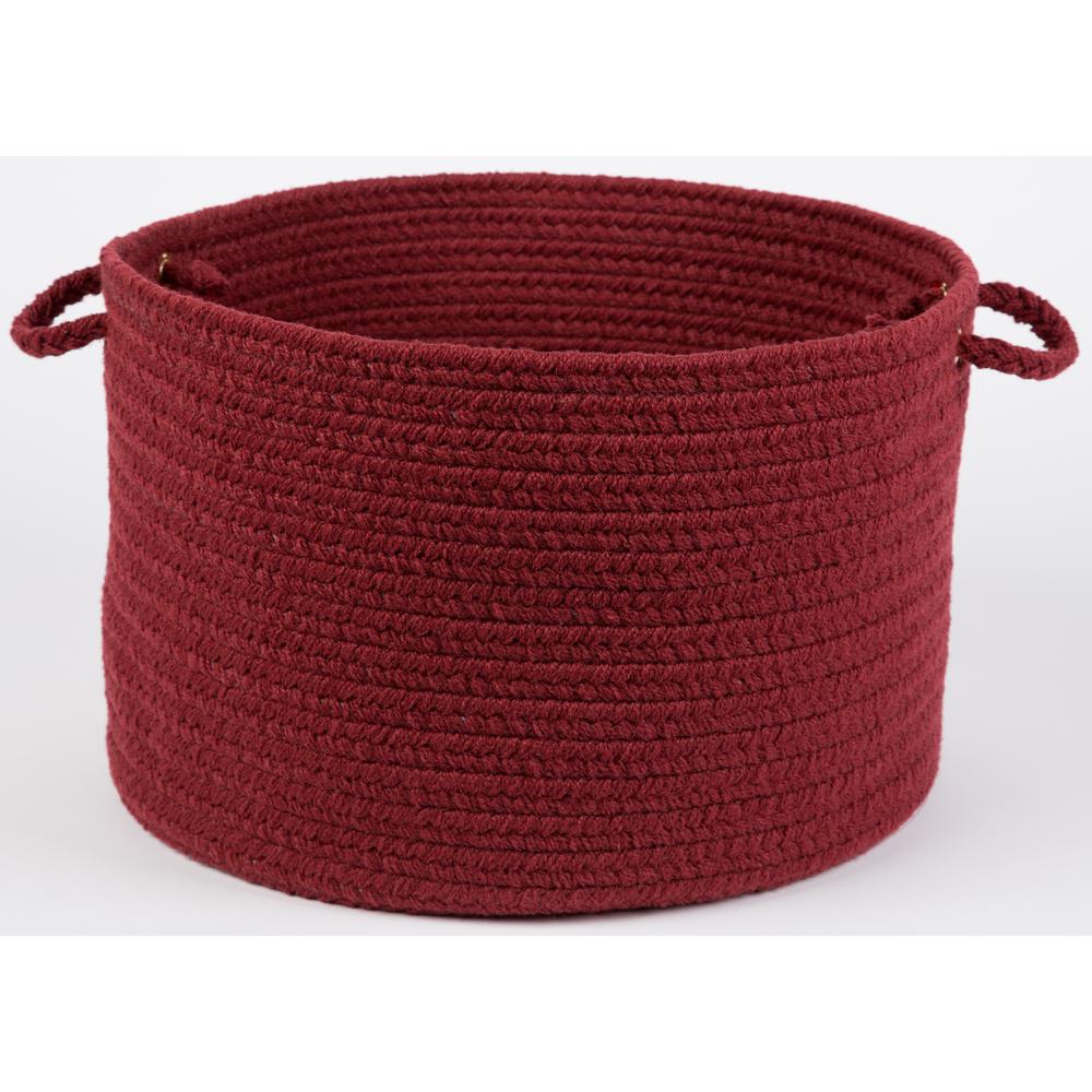 WearEver Colonial Red Poly 18" x 12" Basket. Picture 1