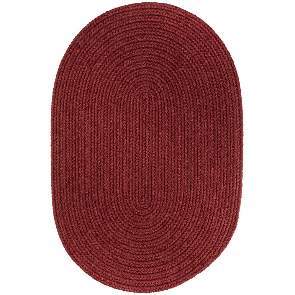 WearEver Colonial Red Poly 2X4 Oval. Picture 1