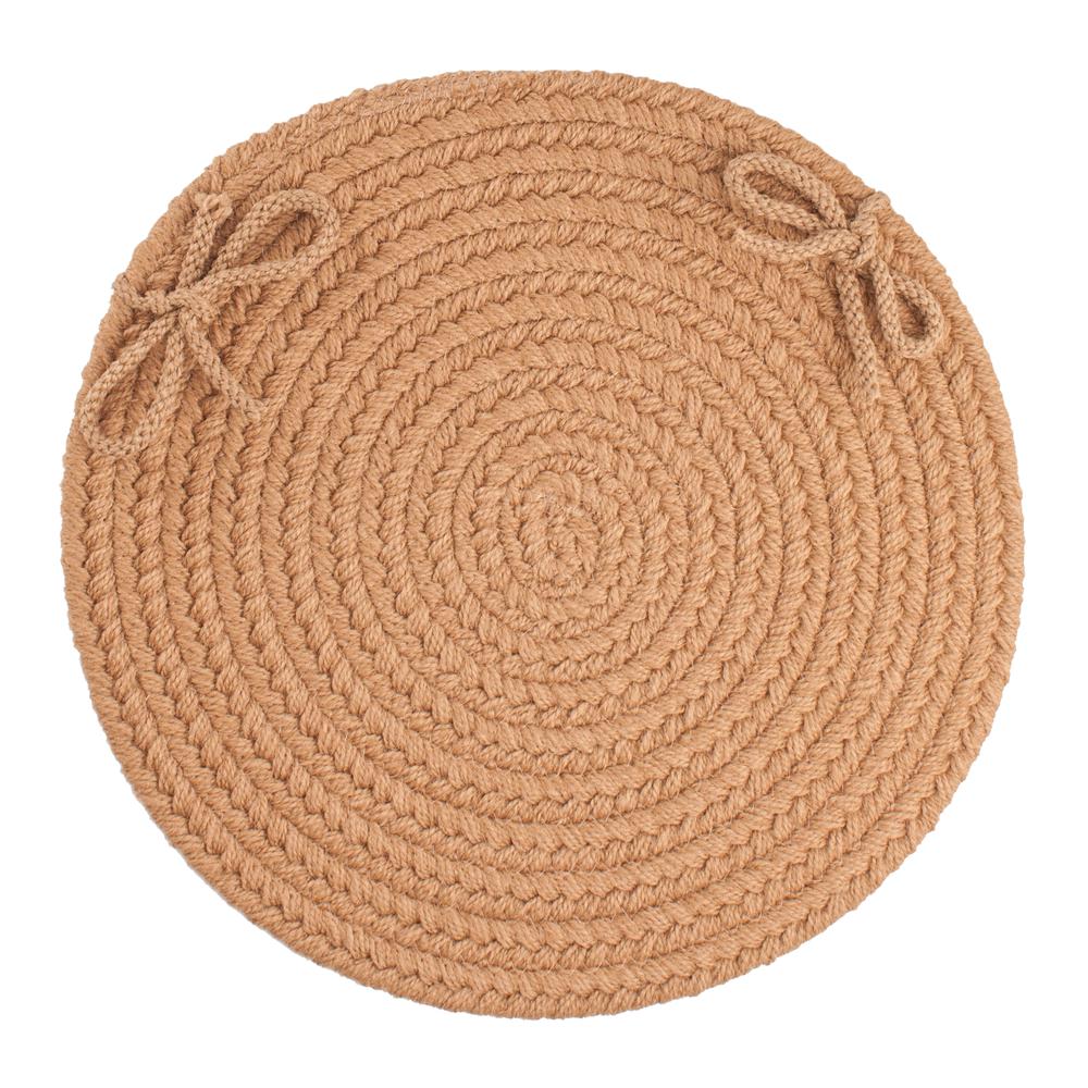 WearEver Camel Poly 15" Chair Pad. Picture 1