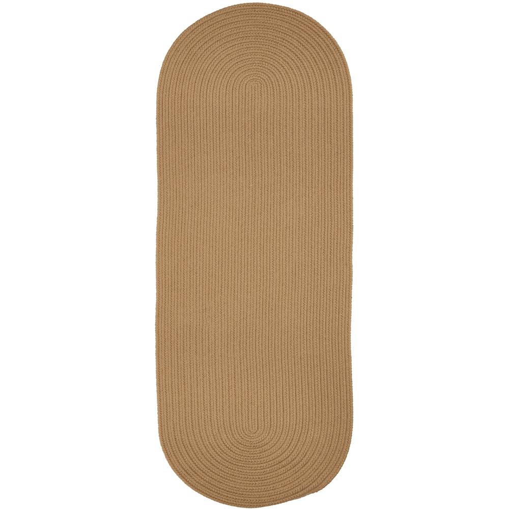 WearEver Camel Poly 2X8 Oval. Picture 1