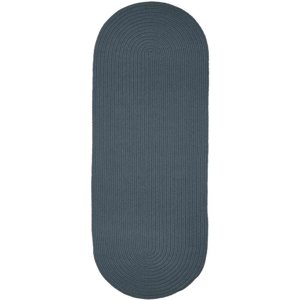 WearEver Ocean Blue Poly 2X8 Oval. Picture 1
