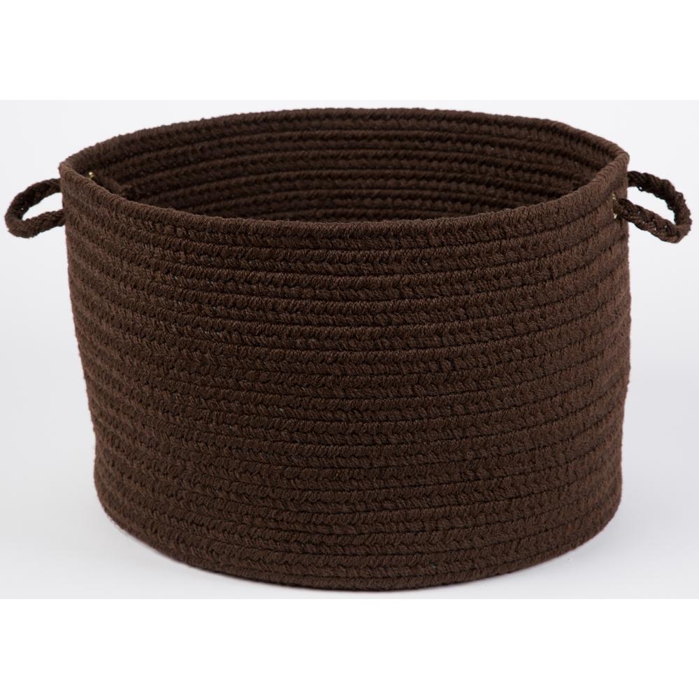 WearEver Brown Poly 18" x 12" Basket. Picture 1