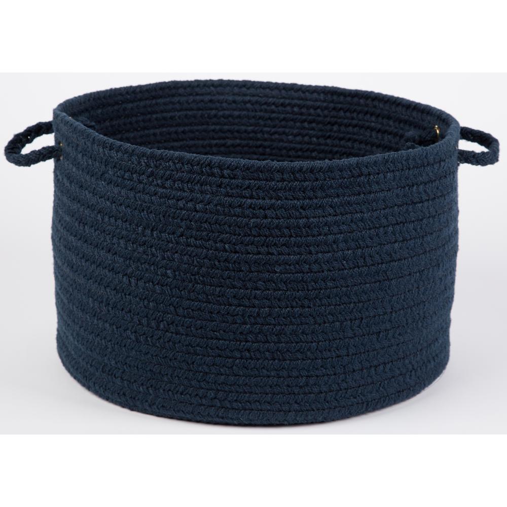 WearEver Navy Poly 18" x 12" Basket. Picture 1