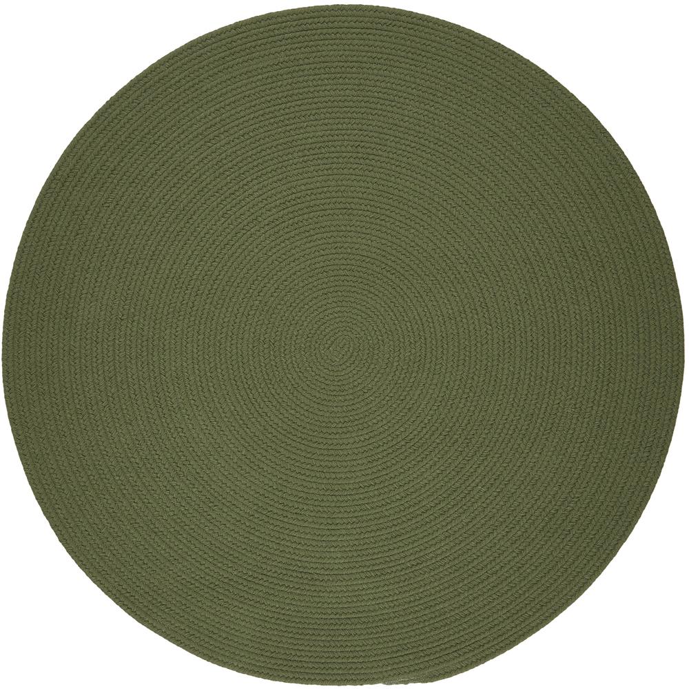 WearEver Olive Poly 4' Round. Picture 1