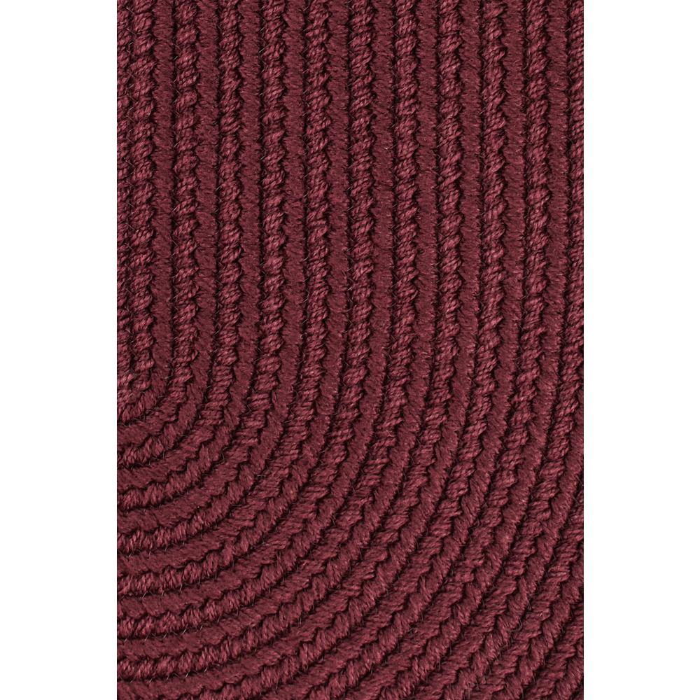 WearEver Burgundy Poly 2X6 Oval. Picture 2