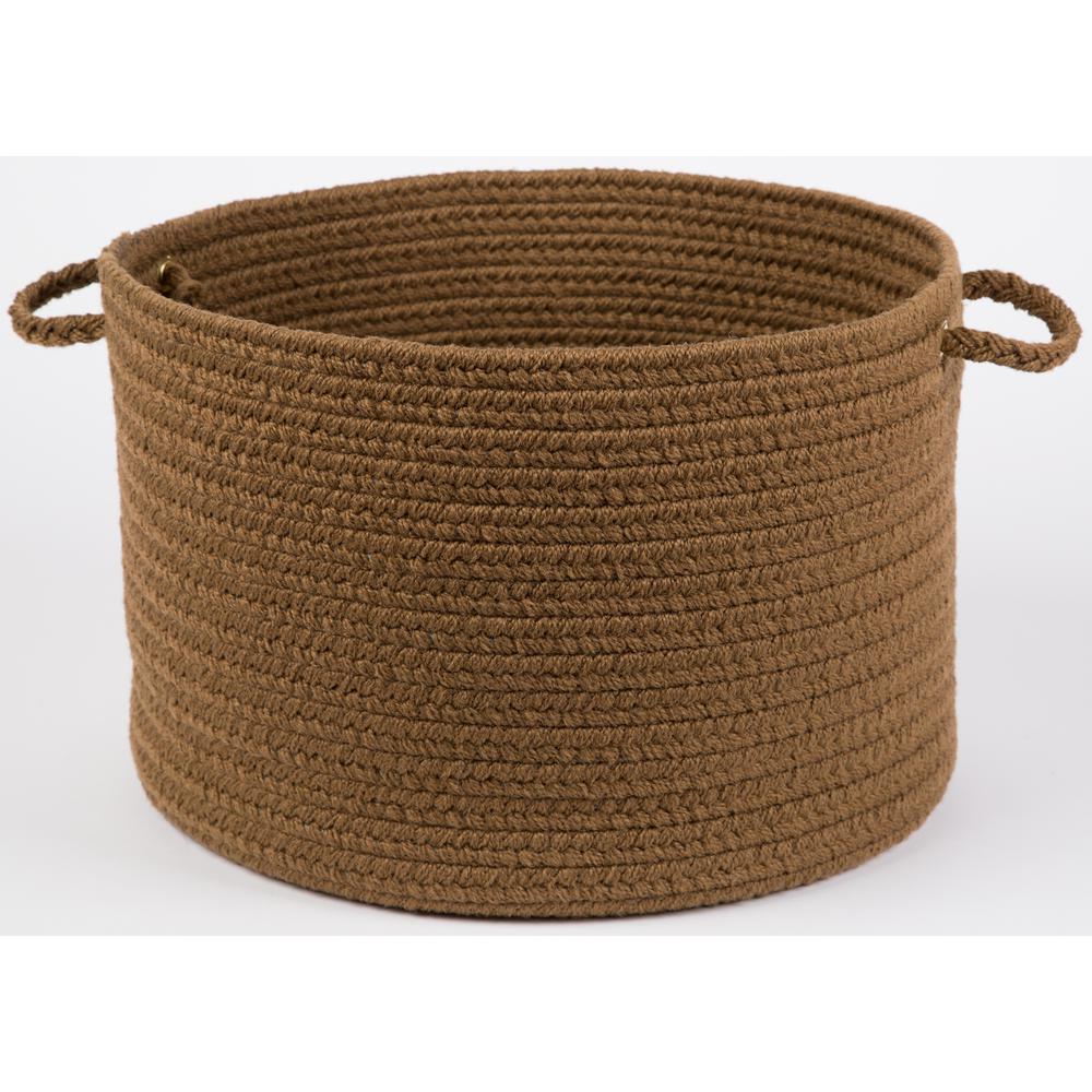 WearEver Lt. Brown Poly 18" x 12" Basket. Picture 1