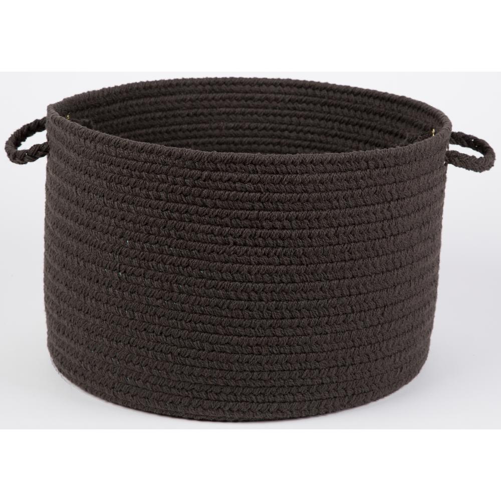 WearEver Brown Velvet Poly 18" x 12" Basket. Picture 1