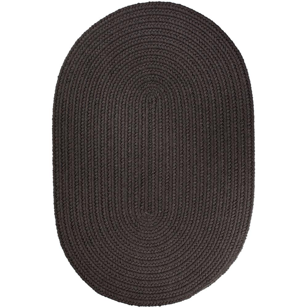 WearEver Brown Velvet Poly 2X3 Oval. Picture 1