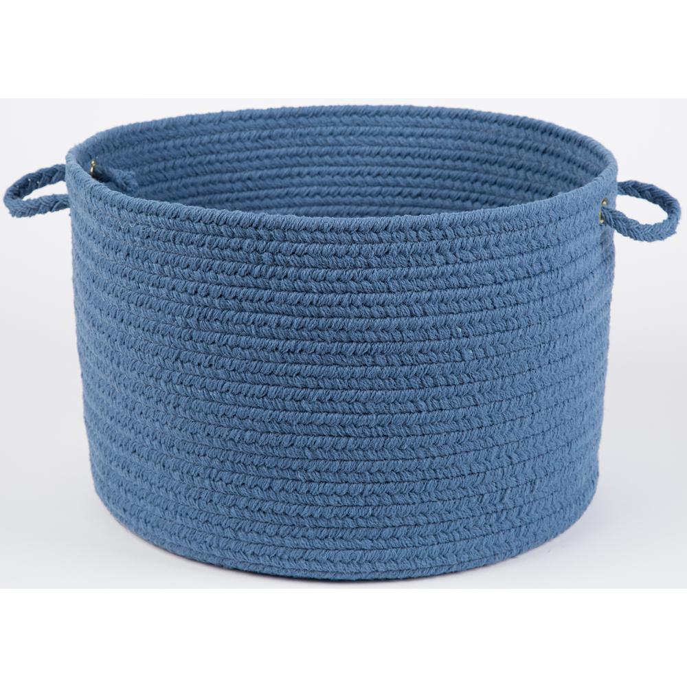 WearEver Marina Blue Poly 18" x 12" Basket. Picture 1