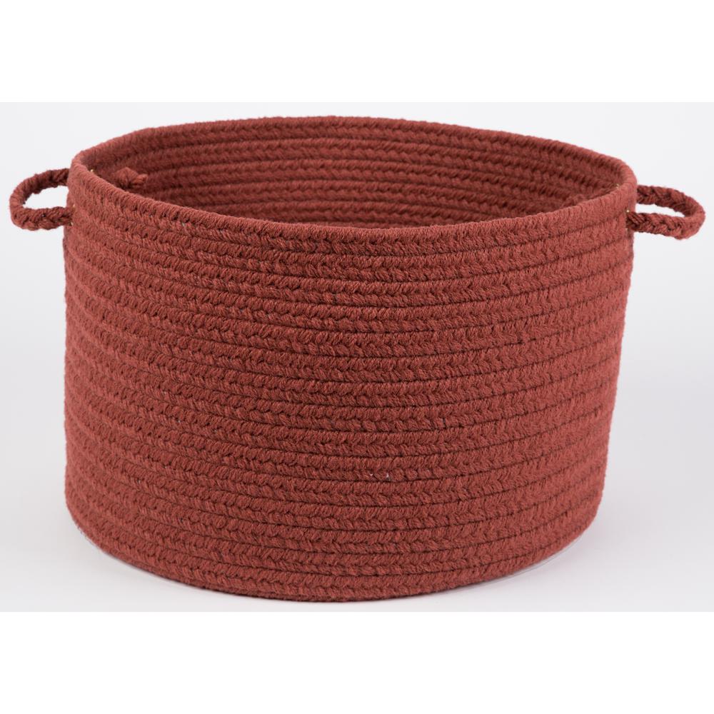 WearEver Terra Cotta Poly 18" x 12" Basket. Picture 1