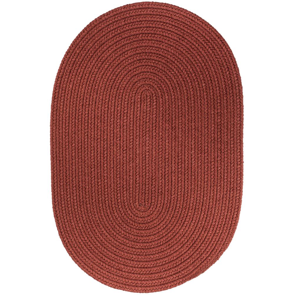 WearEver Terra Cotta Poly 7X9 Oval. Picture 1