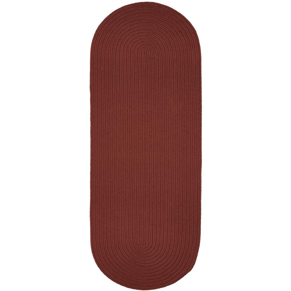 WearEver Terra Cotta Poly 2X8 Oval. Picture 1