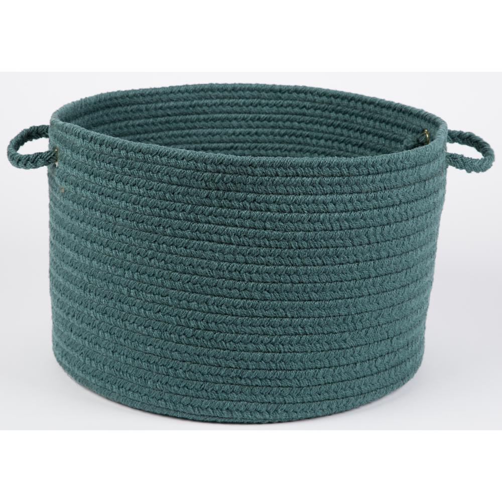 WearEver Teal Poly 18" x 12" Basket. Picture 1