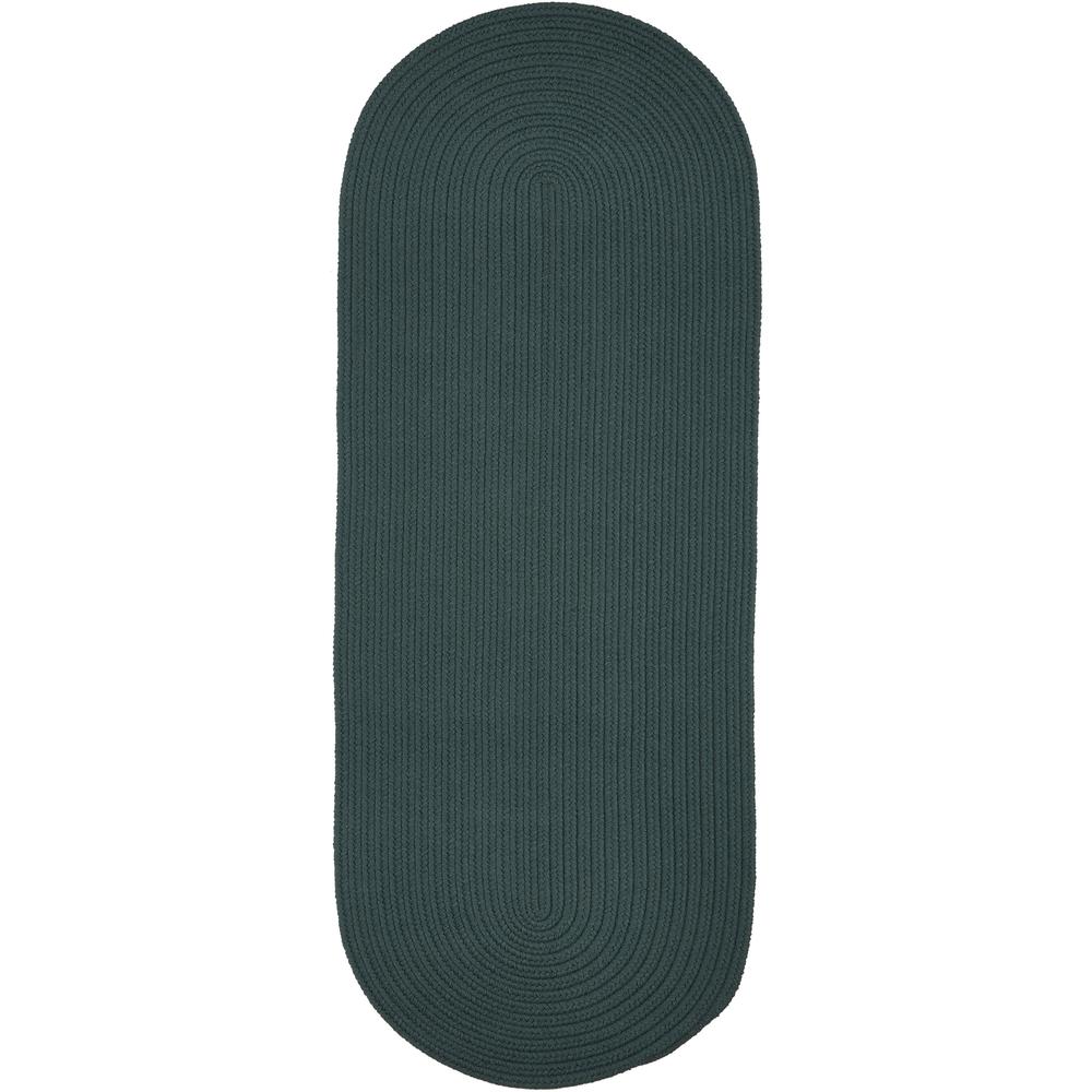 WearEver Teal Poly 2X6 Oval. Picture 1