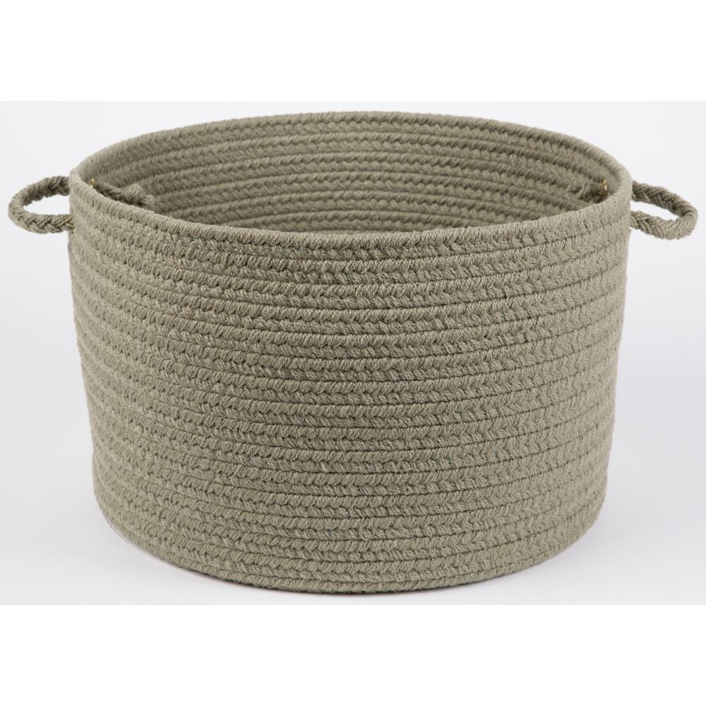WearEver Moss Green Poly 18" x 12" Basket. Picture 1